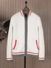 Herrenpullover Winter Loro Piana White Strick Jacke Casmer Cashmere Mäntel