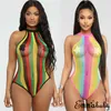 Mumins femininos Rompers Summer Mulheres de maiô sexy feminina Seja através da roupa de banho de biquíni maiô de banheira maillot biquini de bain brasileiro 230815