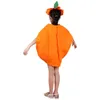 Special Occasions Halloween Cosplay Kids Costume Jack of the Lantern Adult Pumpkin Top Hat Tote Bag Set Masquerade Prop Holiday Gift 230815