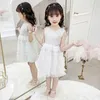 Girl's Dresses Girls 'Summer 2023 New Dress Children's Kirt Girl' Cake Kirt Fashionabla Princess Kirt Fluffy Yarn Performance R230816