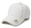 Cappello in stile coreano Spring alla moda e autunno All-match Simple INS Coppia a punta Coppia di ananas Grid Baseball Cap Baseball Cappello da sole per esterni