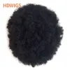 Men s barns peruker kapillär protes full pu hår afro kinky lockigt toupee indisk mänsklig 4mm våg naturlig peruk färg 230815