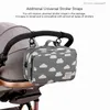 Torby na pieluchy nowe wodoodporne torba na tarcze duża pojemność matka torba podróżna wielofunkcyjna matka dziecięca wózek wózek organizator Z230816
