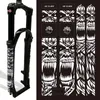 Auto -vrachtwagenrekken 1 pc weg MTB Bicycle Stickers lijm verwijderbare scratchresistante beschermingssticker weerstand tegen impact fietsbeschermer frame covers 230815