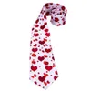 Menswhite TIE com impressão Red Heart Pattern Mens Tie Reunião Business Wedding Party Casual Party Cocondtie N-30973087