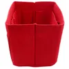 Kosmetiktaschen Rot Home Storage Bag Tasche Organizer Filzeinsatz Beutel Make -up Organizer Inneren Geld