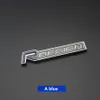 3D Metal Zinc Alloy R Design Rdesign Letter Emblems Stadges Car Sticker Sticker Decal for Volvo V40 V60 C30 S60 S80 S90 XC60262P
