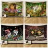 Tapisserier Fairy Tale Forest Tapestry Wall Hanging Fantasy Estetic For Kids Girls Bedroom Living Room Dorm Decor