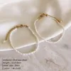 Link braccialetti vintage 3 mm imitazione perle bracciale per donne in acciaio inossidabile oval oval oval ha ladies ladies dono gioielli all'ingrosso