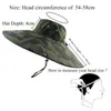 Breitkrochhelme Eimer Hüte Sonnenhut für Männer Frauen 16 cm Super breiter Krempe Eimer Hut UV Schutz Boone Hut für das Angeln von Wandergarten Camping im Freien 230816