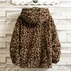 Mensjackor Fallwinter Leopard Print Jacket Loose and Bekväm bomullspadded jacka Fashion Mens and Womens Autumn Warm Jacket 230815