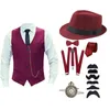Men's Tracksuits The Great Gatsby Vintage Party Costume Men's Cosplay Daily Wear Festival Cravat