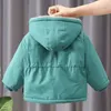 Jackor Autumn and Winter Warm Baby Boys Girl Coat 2023 Cotton Casual Jacket Plus Plush Thick Clothes Children S TOP 230815