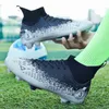 حذاء اللباس أحذية كرة قدم عالية القمة FG/TF Bootball Boots Chilidren مضادة للانزلاق تدريبات كرة القدم على نطاق واسع الحجم 31-48 وصول 230815