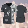 Herren-T-Shirts rund Hals kurzärmelig T-Shirt Unisex Mode Uniform übergroß