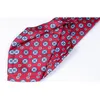 7 5 cm jedwab dla mężczyzn powiązanie wzorów geometrycznych krawat Business wesel
