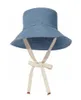 Weitkrempeln Hats Bucket Modetrend Schnürfischer Hut für Frauen Outdoor Freizeit Sonnenschild Beach Canvas Stoff 230816