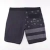 Heren shorts streep vijfpuntige sterrenheren zomerbord waterdichte strand surf fitness boardshorts snel droge bermuda