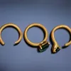 Hoop Huggie Crystal Snake Ring Golden Kubikzirkonia Set für Frauen Modemestemperament Trendy Schmuckgeschenke 230815