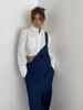البلوزات النسائية نساء قميص طويل الأكمام محصول البهج الصلب البسيط زر بوك بوك بلوزة 2023 أزياء أنثى قمم أنيقة أزياء الشوارع غير الرسمية