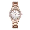 Womens simple light luxury fashion plate gold stainless steel waterproof quartz watch U7