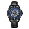 Wristwatches AILANG 2023 Men Luxury Tourbillon Hollow Mechanical Automatic Waterproof Watches Stainless Steel Luminous Watch