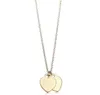 collier 925 pendentif en argent colliers bijoux féminins artisanat exquis avec logo officiel classique coeur bleu en gros bracelet de créateur de luxe