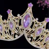 Bruiloft haar sieraden bruids kroon tiara Koreaanse groene tiara's koningin legering trouwjurk haaraccessoires volwassen cadeau sieraden hg0524 230816