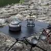 Lägmöbler tryhomy utomhus fällbord camping aluminium legering bärbar bbq picknick skrivbord lätt taktisk taktisk
