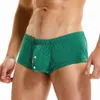 Underbyxor seobean boxare mens underkläder boxare shorts trosor hem lounge rutt andas andas sömn bottnar 230815