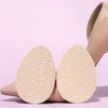 Women Socks 3Pairs Silicone Self-Adhesive Anti- Slip Sole Sticker High Heels Protector Noise Reduction Non Tip Round Rubber Shoe Grips