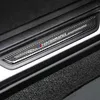 Aksesuarlar Kapı Sill Scuff Plaka Muhafızları Karbon fiber kapı eşikleri koruyucu çıkartmalar BMW F10 F30 F30 F34 E70 X1 X5 X6 Araba Stilleri267K