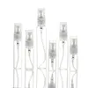 7ml 1/4oz nachfüllbar klares Glasgebäude Mini leerer Pumpensprühflaschenflasche für Parfüm ätherische Öl Probe Geschenk xojlc