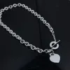 Anhänger Halskette Klassische Luxus -Schmuck -Schmuck Herz Anhänger Halskette 925 Silber ot Schnalle Hochqualitäts Frauen Persönlichkeit Fashion Lovers Festival Geschenk 230815