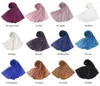 Roupas étnicas mulheres muçulmanas lenço maxi lison lenços grandes hijab xale islâmico roubou lenço de turbante de turbante árabe de bandanas mole 190