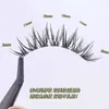 False Eyelashes Fishtail 3 Pairs Mink Invisible Band Handmade Soft Reusable Thick Lashes Beauty 230816