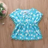 Mädchenkleider Sommer Fashion Kids Girls Beach Kimono Kleid