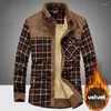 Men's Hoodies Shirts Sweater Jacket Cotton Coat Cashmere Loose Warm Shirt Autumn Winter Clothes Business Fashion Casual Men Clothing