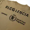 Blcg Lencia unisex T-shirt estivi Womens oversize pesi massimi 100% in tessuto in cotone triplo punta a triplo fattura top taglie forti magliette SM130238