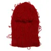 Beanieskull Caps Spooky gebreide beanie hoed Halloween rommelige spoelen Ghost Balaclava kostuum feestcosplay hoeden 230816