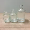 5ml Round Clear Glass Polish Empty Bottle Makeup Tool Nail Polish Empty Cosmetic Containers Nail Glass Bottle with Brush Kwcmx