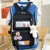 Рюкзаки рюкзаки, устанавливает школьные школьные сумки для девочек для девочек для подростков, мульти -карманы рюкзаки рюкзак kawaii harajuku милый мочила 230816