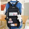 Rugzakken rugzakken sets middelbare school meisjes schooltassen voor tienermeisjes multi -zakken kawaii backpack vrouwen harajuku schattige mochila 230816