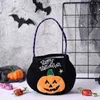 Present Wrap Halloween Children s Candy Tote Bag Cute Pumpkin Dålig tecknad återanvändbar kreativ semesterdekoration Barn 230815