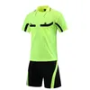 Utomhus T-shirts Custom Football Domee Jersey Set For Men Professional Judge Soccer Kits Multi Pocket 2 Piece Summer Sports Uniform Suit 230815