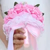 Wedding Flowers Fashion Bride Bukiet Hurtowa Ślubna trzymanie Perły Akcesoria Bukiety Buque de Mariage