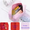 Kosmetische Taschen Fälle Tas Make -up Kecil Bordir Personal Kulit Pu Tas Perlengkapan Mandi Kantong Reise Kosmetik Unuk Wanita Portabel Tahan Air 230816