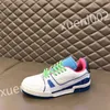 2023 Nieuwe hete luxe designer sneakers dames schoenen klassieke kalfsleer sneakers casual stijl lederen trainers veter sport trein schoenen maat 39-44 rd1011