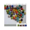 Biço solto de cristal jóias de jóias de 10 mm Micro pavimentação cz bola de bola shamballa contas de colar de braceletes.
