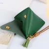 Bolsas de armazenamento Triângulo Coin Burse Portable Change Bag Dragon Boat Festival Zongzi Carteira PU PU Cartão de couro